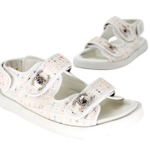 Chanel Shoes Chanel Signature Quilted 38 Tweed Fabric
